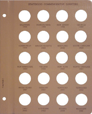 Dansco Album 7146: Statehood Quarters Date Set, 1999-2009
