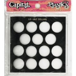Capital Holder - U.S. Half Dollars Galaxy (15 Holes, No Dates)