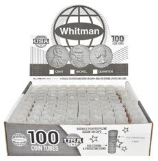 Whitman/HE Harris Round Tubes, Nickel Size - Case Whitman/HE Harris Round Tubes, Nickel Size - Case