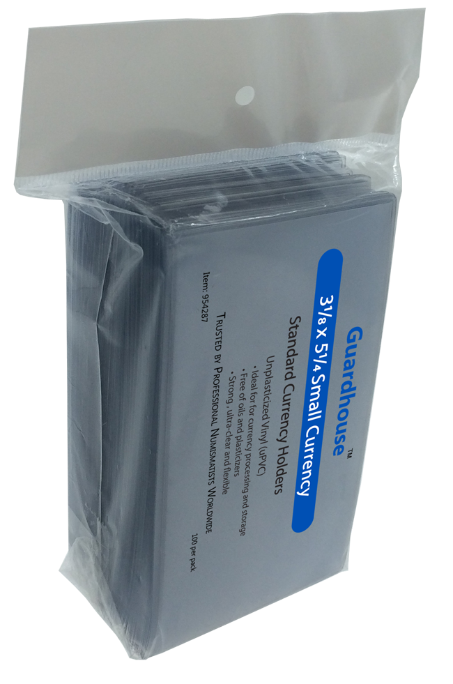 Guardhouse Currency Sleeves - Fractional Guardhouse Currency Sleeves - Fractional