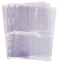 Vinyl - 4 Pocket Sport Card Notebook Pages - Sold Individually Vinyl - 4 Pocket Sport Card Notebook Pages - Sold Individually