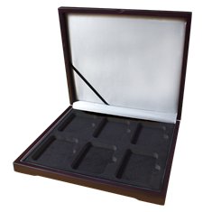 Universal Wood Display Box - 6 Slab Universal Wood Display Box - 6 Slab