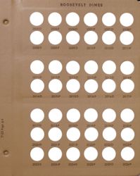 Dansco Replacement Page 7125-4: Roosevelt Dimes (2005-D to 2026-P)