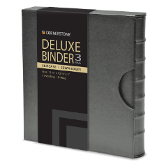 Cornerstone Regular Capacity 3 D-Ring Binder & Slip Case (Gray)