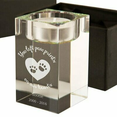 Pet Memorial Tealight Holder