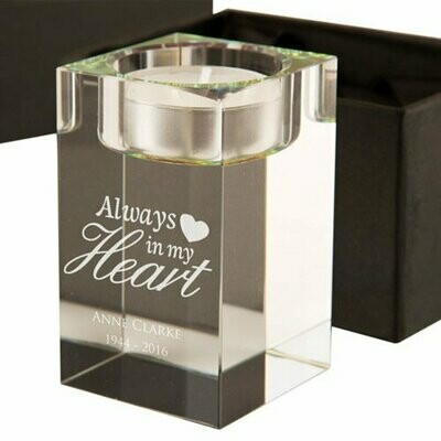Always In My Heart Tealight Holder