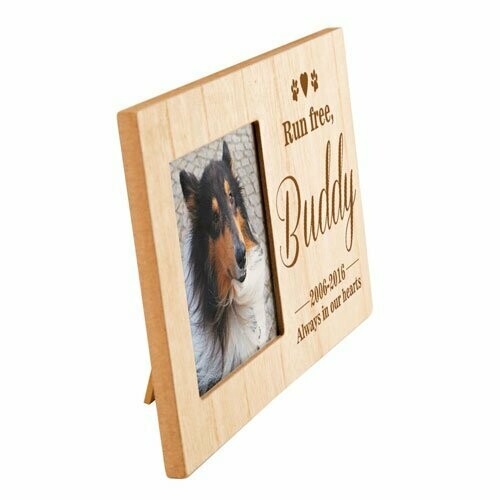 Run Free Pet Memorial Frame