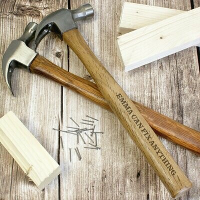 ​Personalised Bold Text Hammer