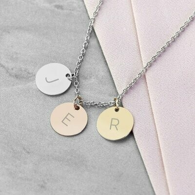 PERSONALISED MY FAMILY DISCS NECKLACE