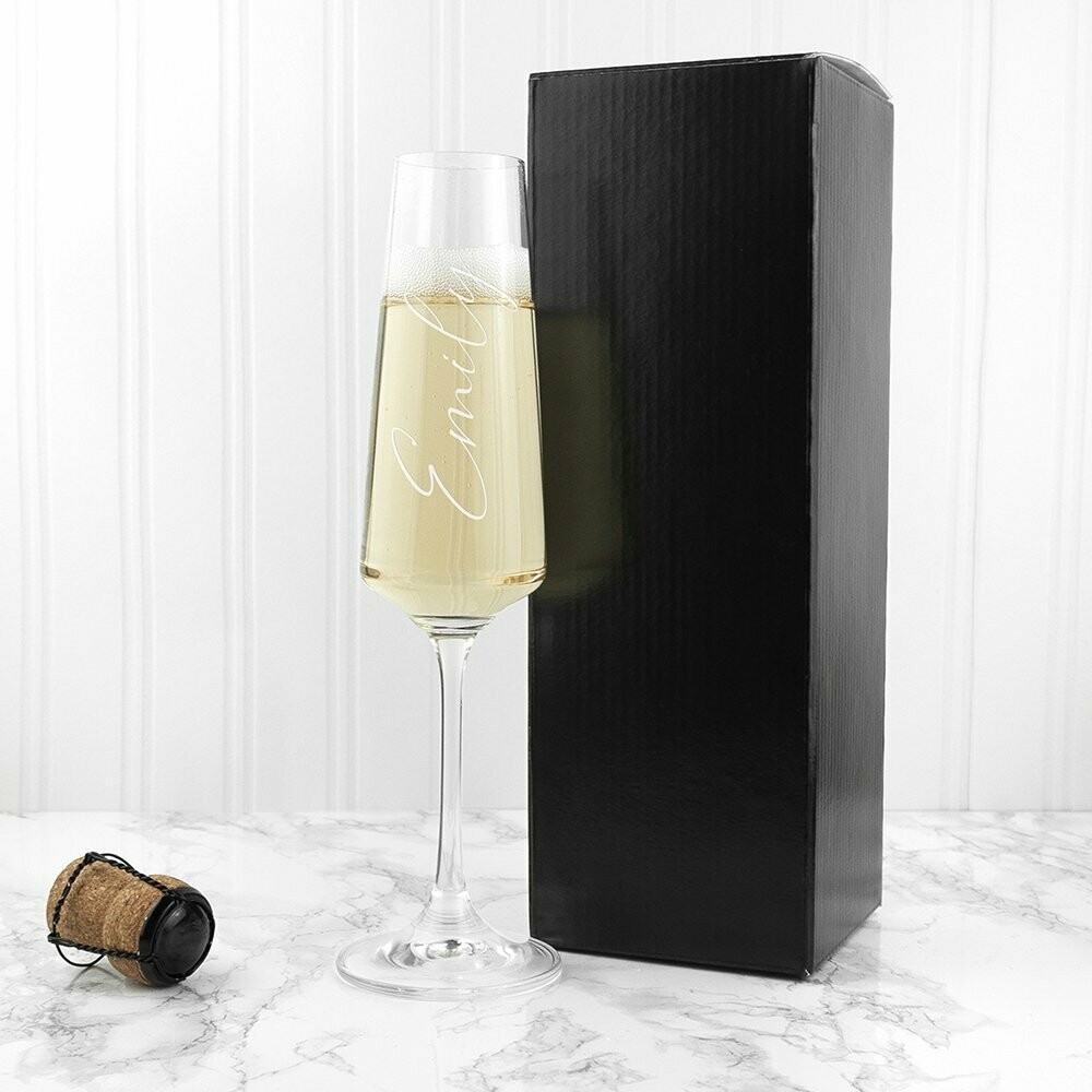 PERSONALISED ELEGANCE CHAMPAGNE FLUTE