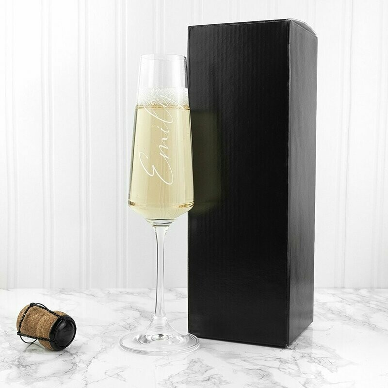 PERSONALISED ELEGANCE CHAMPAGNE FLUTE