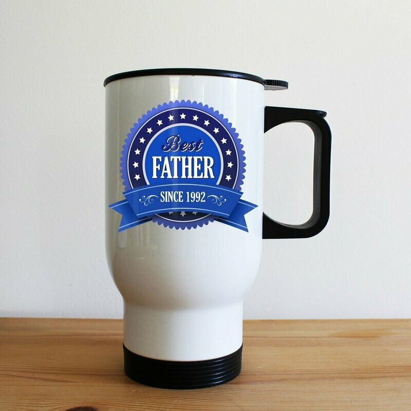 BEST FATHER SINCE TRAVEL MUG
