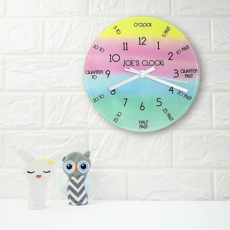 I CAN TELL THE TIME! PERSONALISED WALL CLOCK