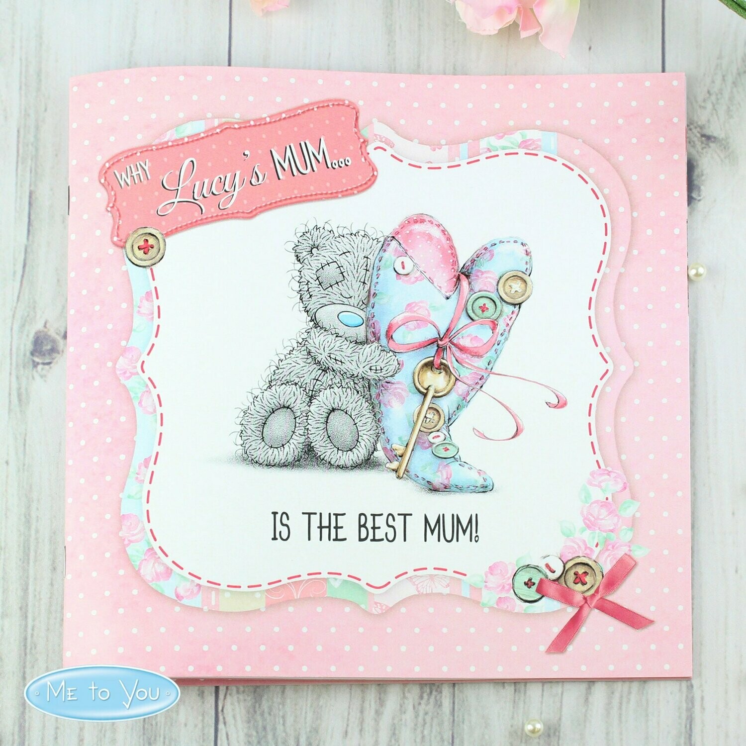 Personalised Me To You For Her Poem Book