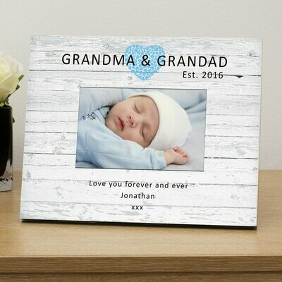 Grandma &amp; Grandad Est...personalised photo frame