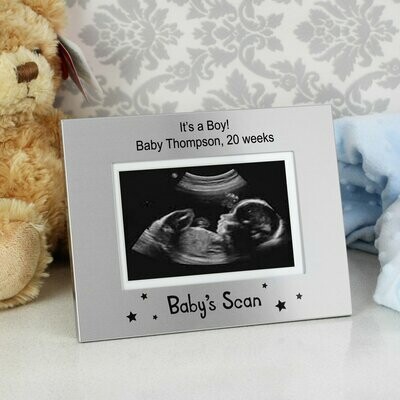 Personalised Baby Scan Frame