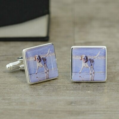 Dog Photo Cufflinks