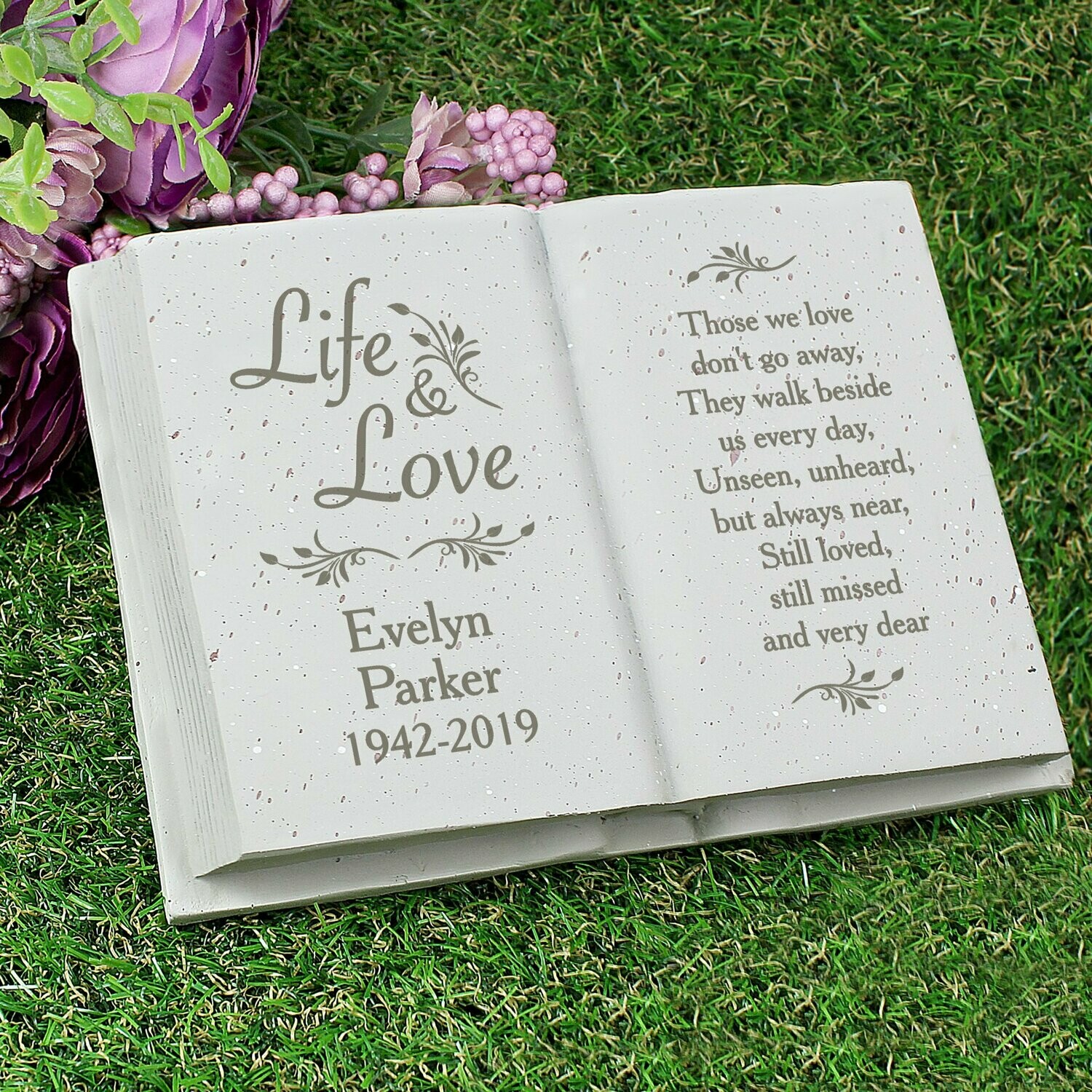 Personalised Life &amp; Love Memorial Book