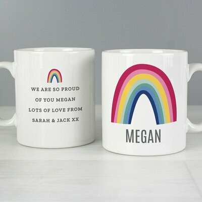 Personalised Rainbow Mug​