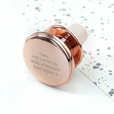 PERSONALISED BOTTLE STOPPER