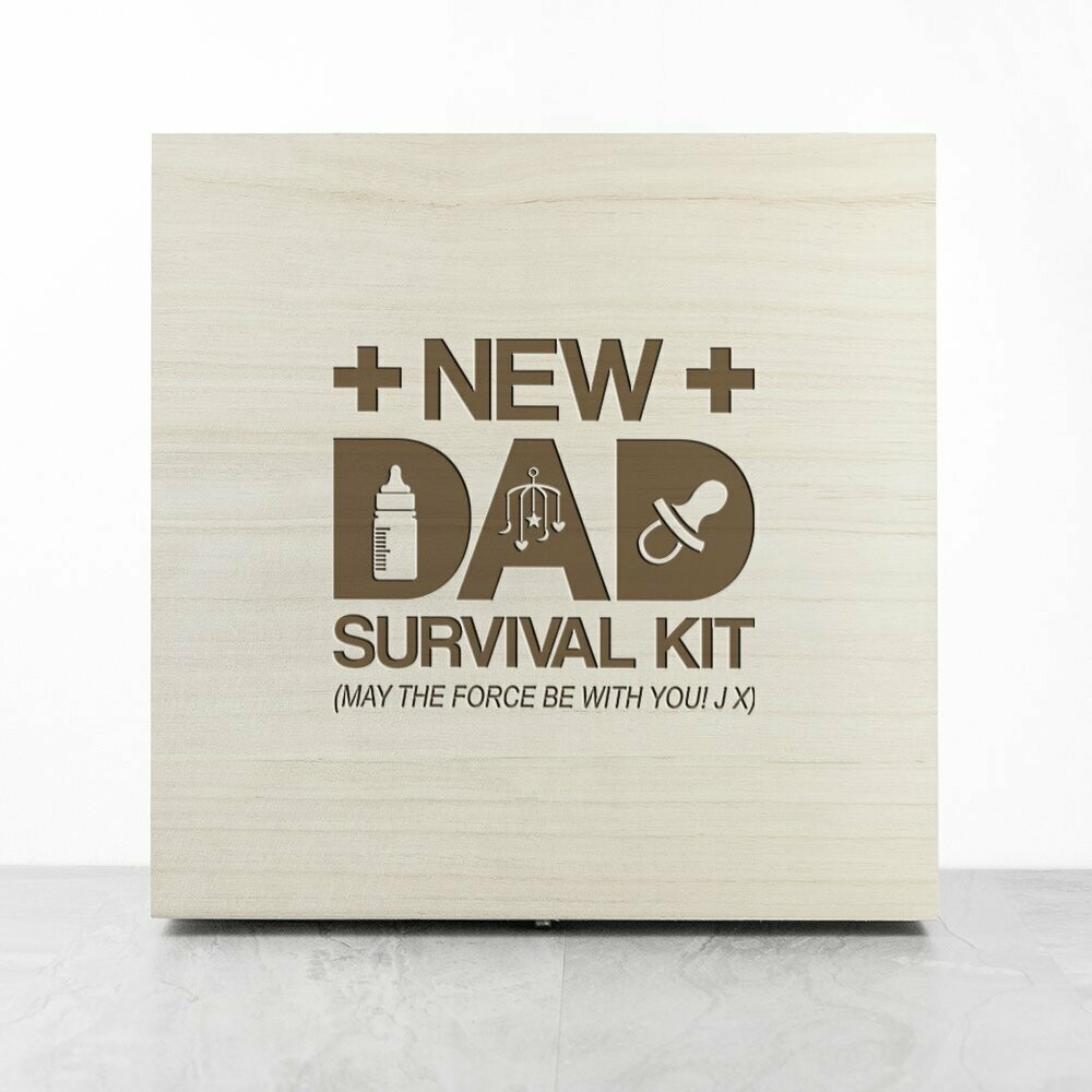 PERSONALISED NEW DAD SURVIVAL KIT