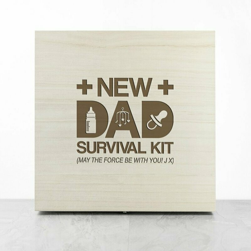 PERSONALISED NEW DAD SURVIVAL KIT