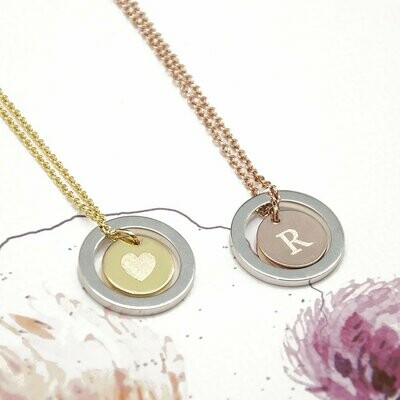 PERSONALISED MY WORLD NECKLACE & KEEPSAKE