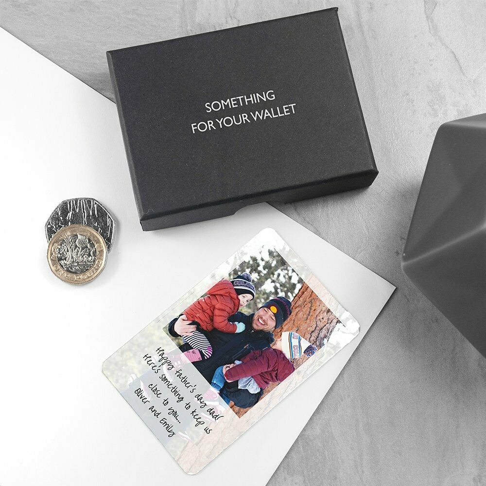 PERSONALISED DAD&#39;S PHOTOGRAPHIC WALLET KEEPSAKE
