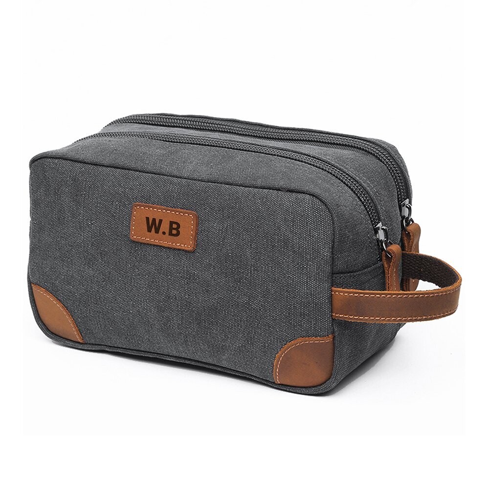 PERSONALISED DELUXE DENIM WASH BAG