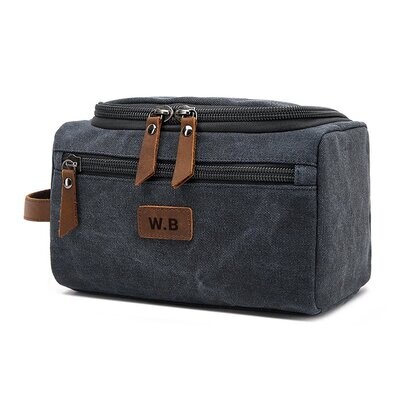PERSONALISED JETSETTER DENIM WASH BAG