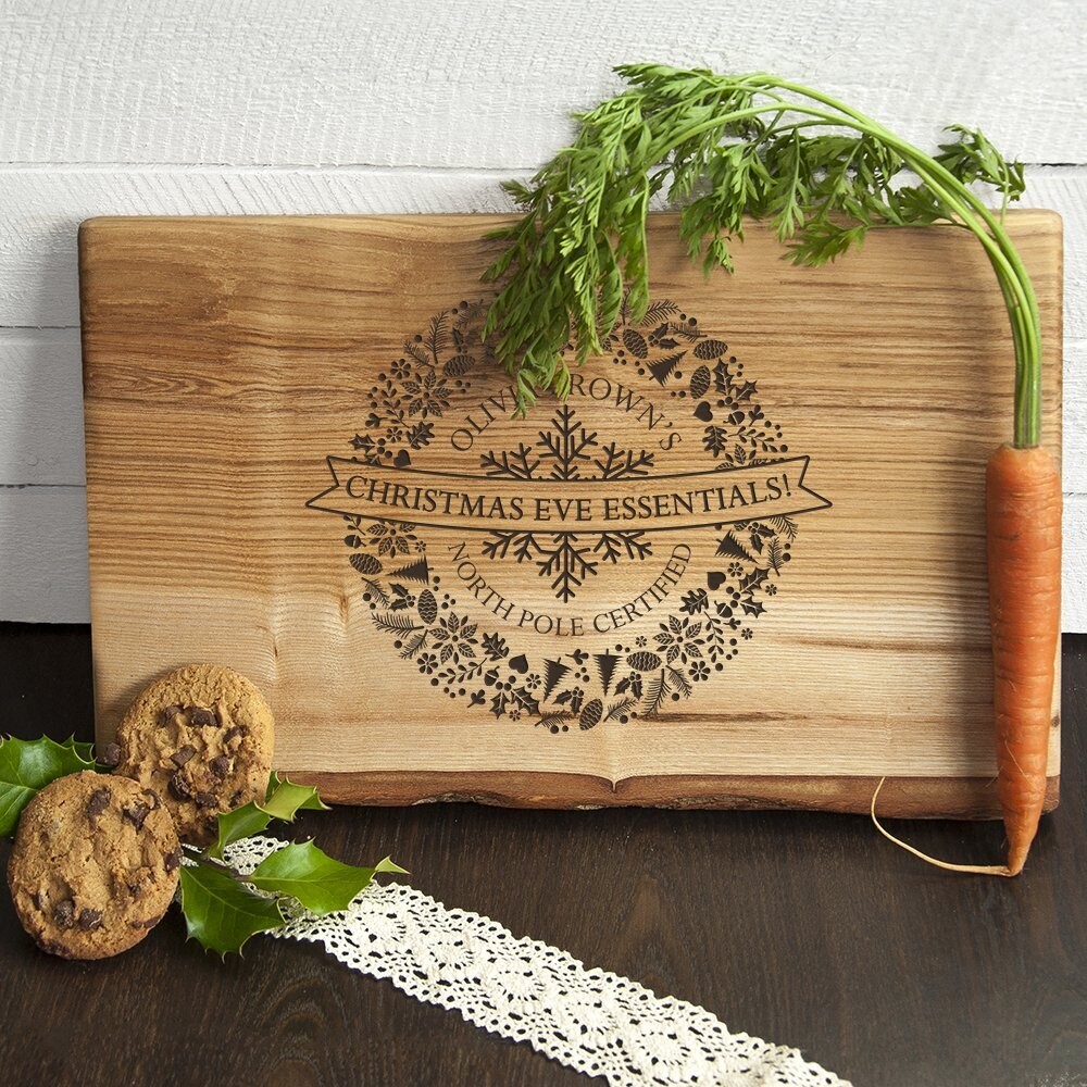 PERSONALISED CHRISTMAS EVE WELSH ASH PLATTER