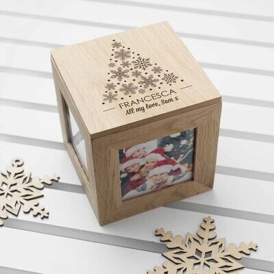 CHRISTMAS PHOTO CUBE