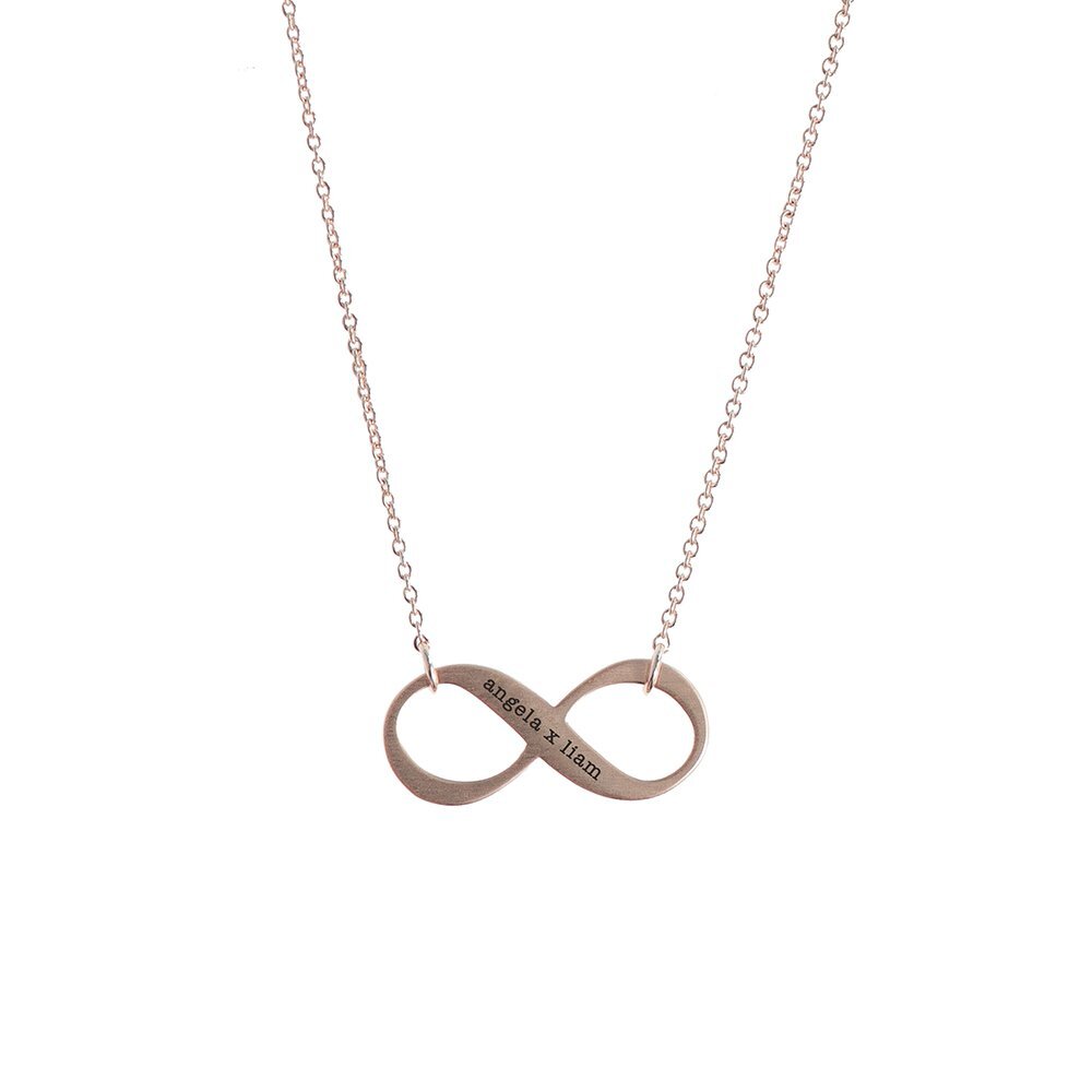 PERSONALISED INFINITY TWIST NECKLACE