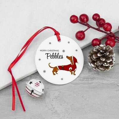 LITTLE DOG CHRISTMAS ORNAMENT