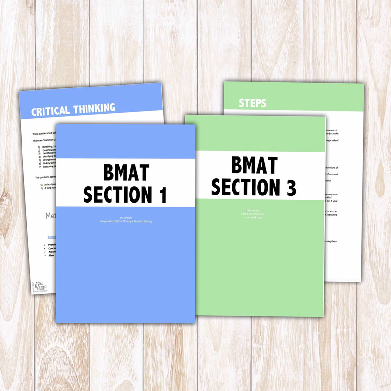BMAT Notes | Section 1 &amp; 3 Tips &amp; Strategies