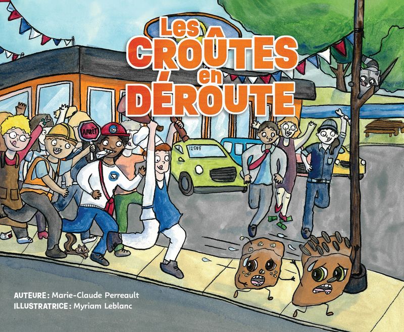 Livre jeunesse ''Les croûtes en déroute''