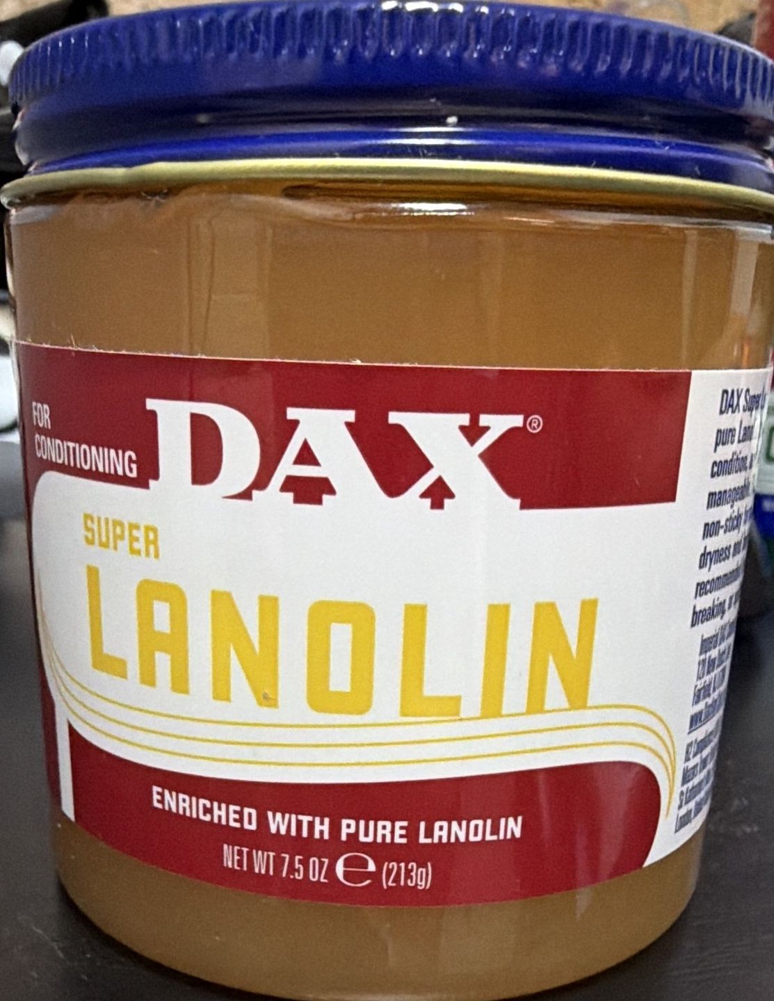 DAX SUP LANOLIN 7.5OZ