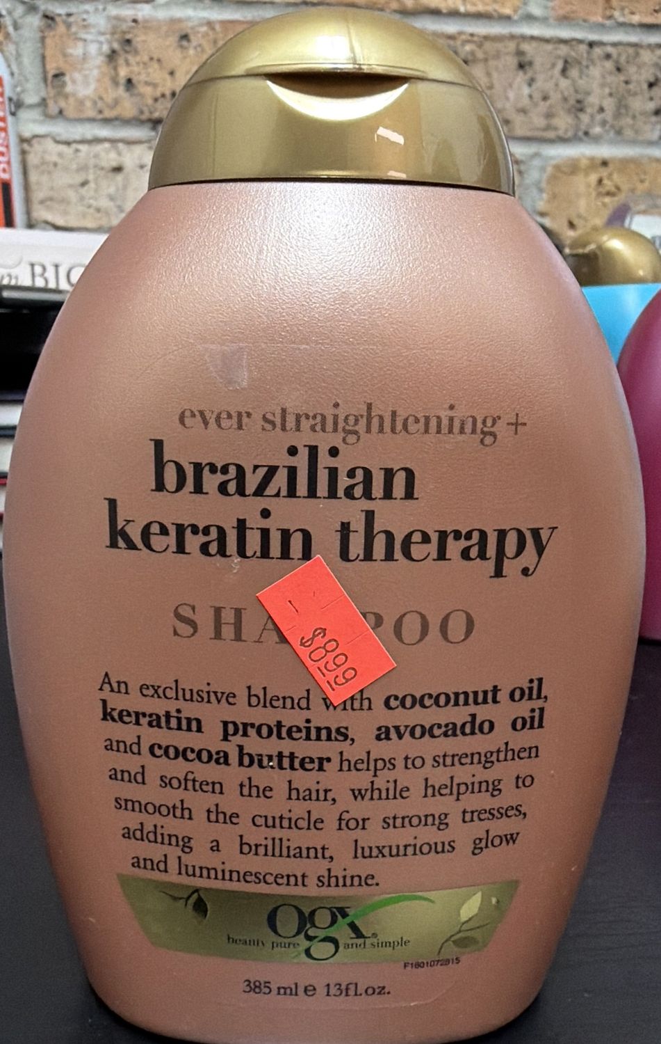 OGX BRAZ KERATIN THERAPY SHAMP 13OZ