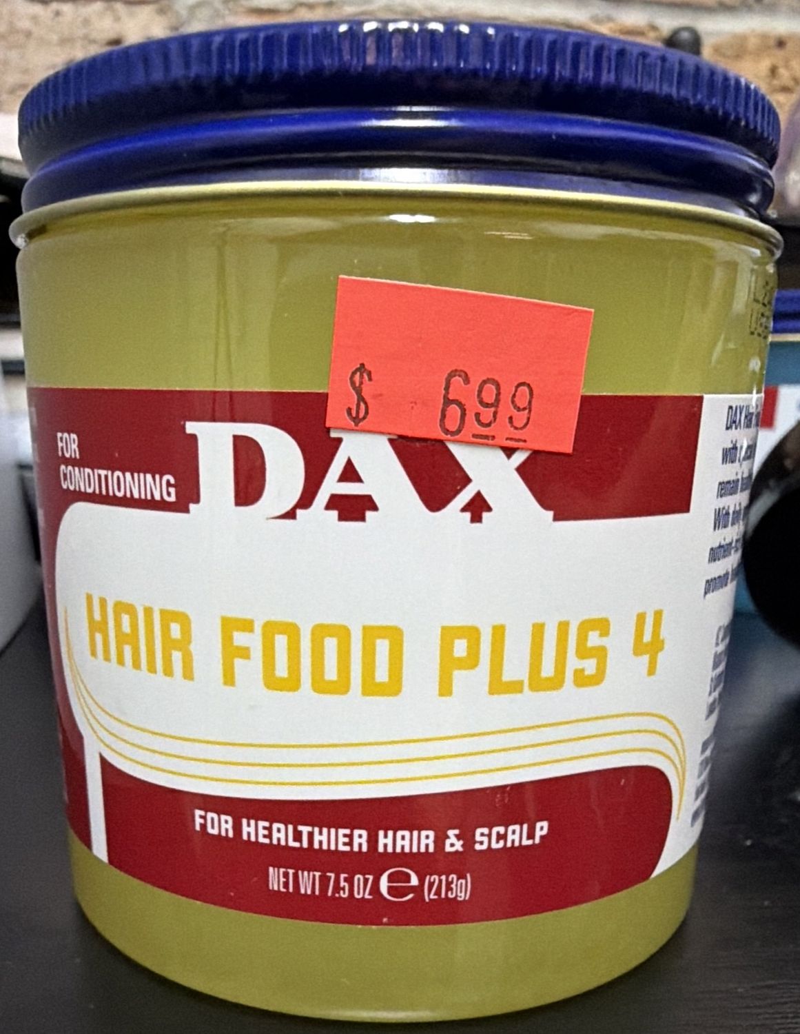 DAX HAIR FOOD PLUS 4 7.5OZ