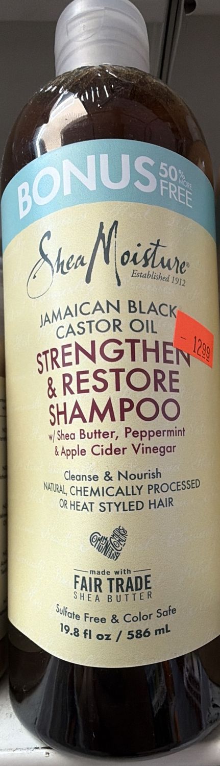 SHEA MOIST STRENGTH &amp; RESTORE SHAMP 19.8OZ