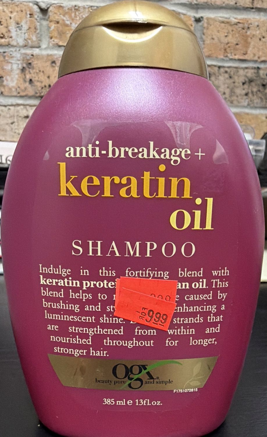 OGX KERATIN OIL SHAMP 13OZ