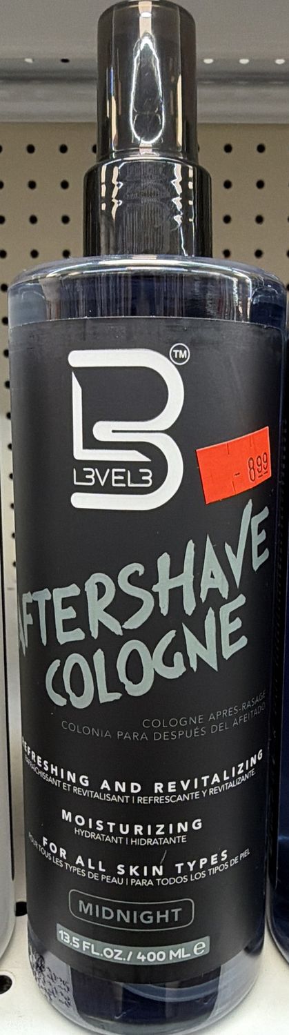 LEVEL 3 AFTER SHAVE COLOGNE MIDNIGHT 13.5 OZ