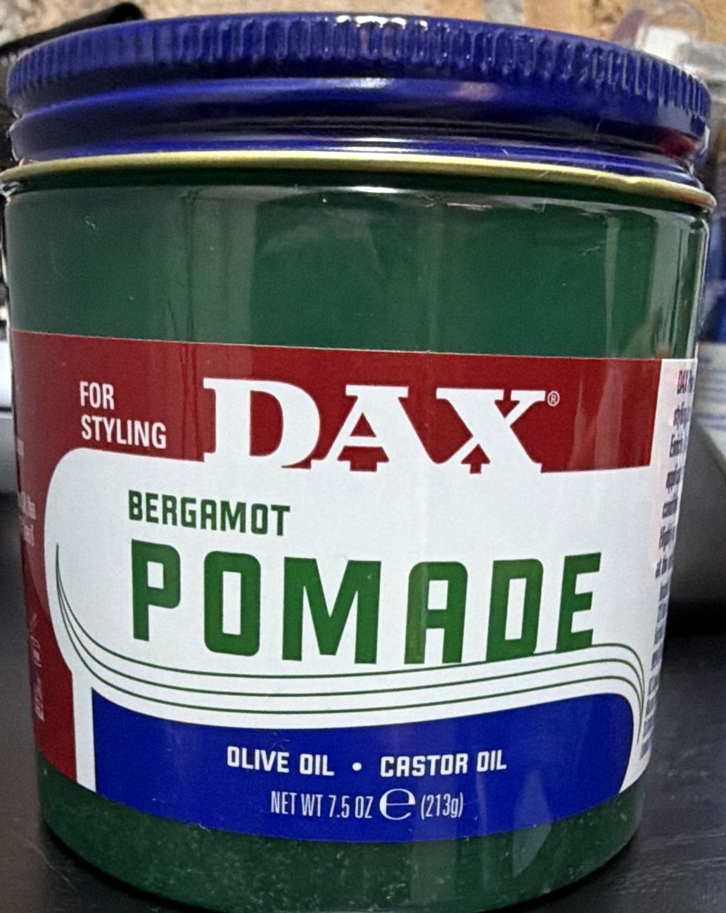 DAX BERGAMOT POMADE 7.5OZ