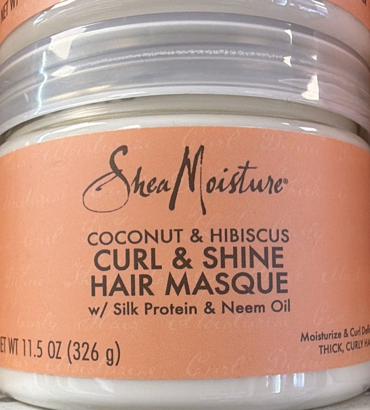 SHEA MOIST CURL &amp; SHINE HAIR MASQUE 11.5OZ