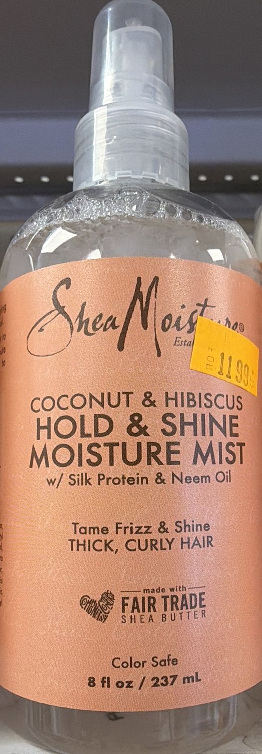 SHEA MOIST HOLD &amp; SHINE MOIST MIST 8OZ