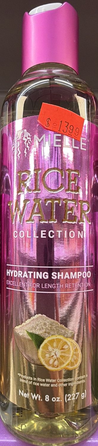 MIELLE RICE WATER HYDR SHAMP 8OZ
