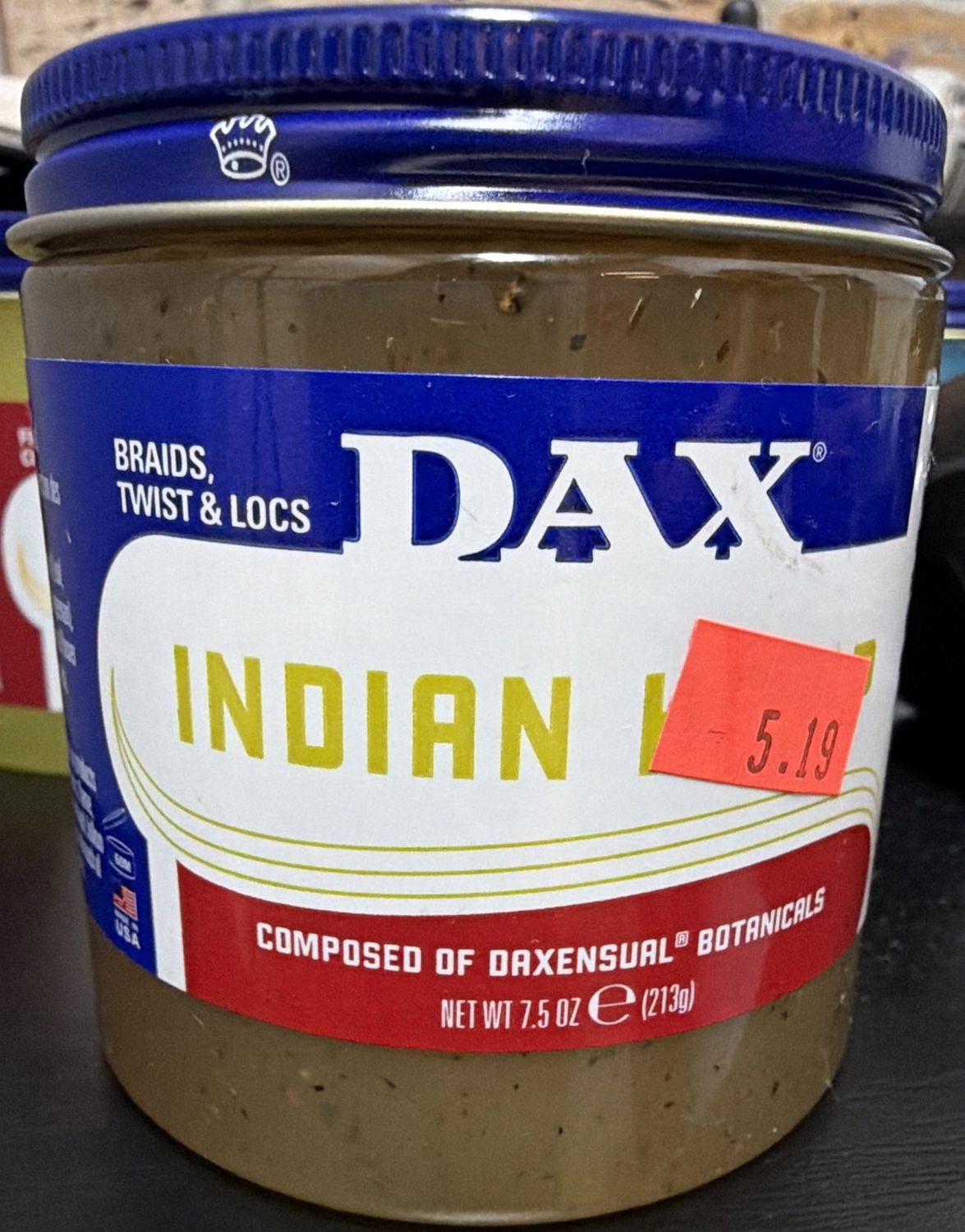 DAX INDIAN HEMP 7.5OZ