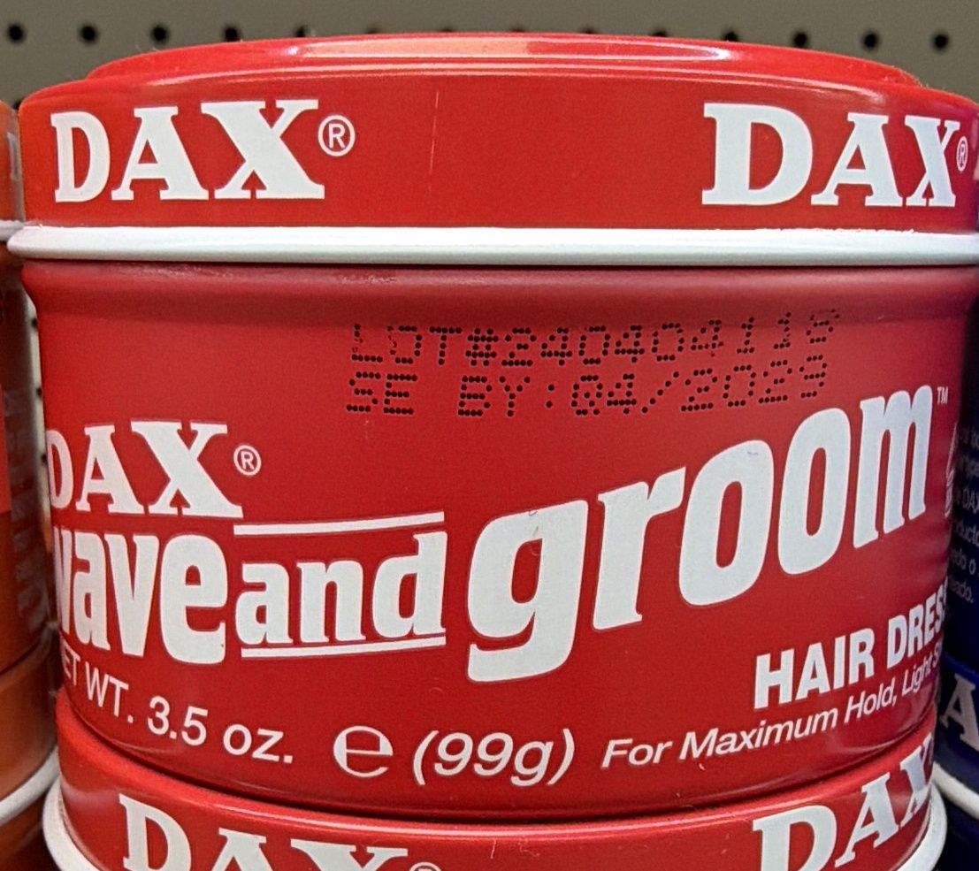 DAX WAVE &amp; GROOM HAIR DRESS MAX HOLD 3.5OZ