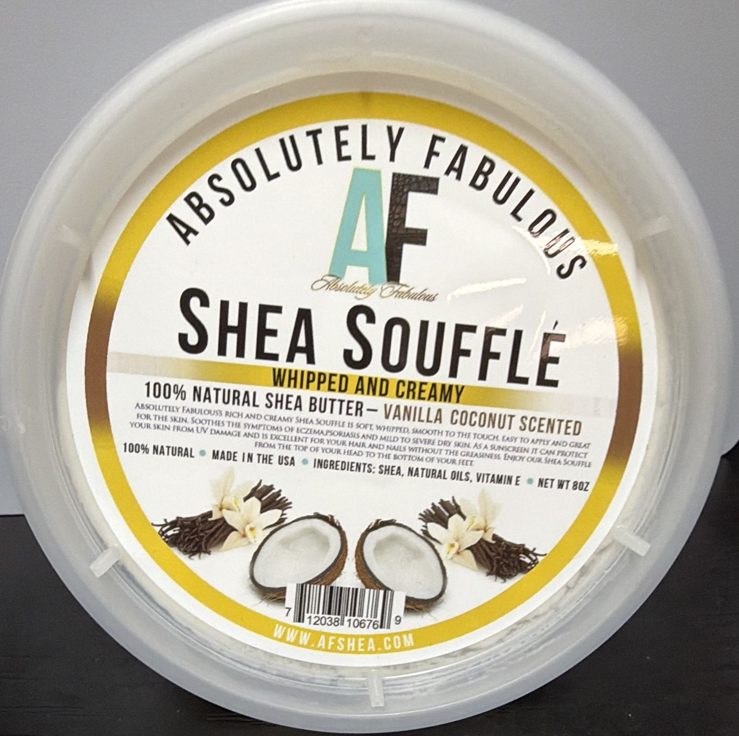 ABSOLUTELY FAB SHEA SOUFFLE VAN COCO 8OZ
