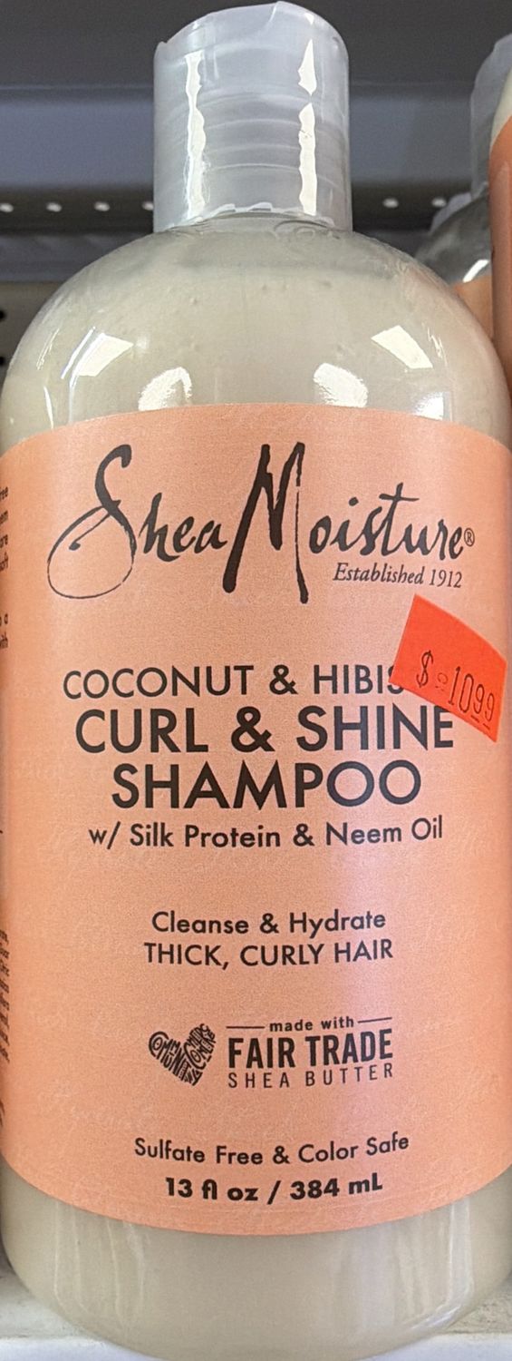 SHEA MOIST CURL &amp; SHINE SHAMP 13OZ